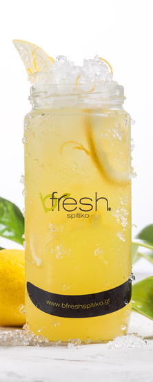 Organic lemonade with agave