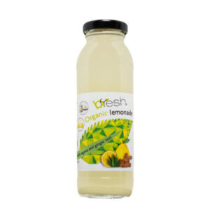 Organic lemonade with agave and ginger